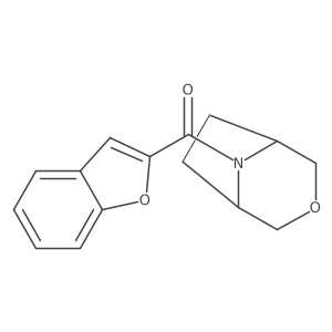 benzofuran-2-yl((1R,5S)-3-oxa-8-azabicyclo[3.2.1]octan-8-yl)methanone结构式