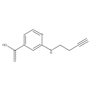 2-(But-3-yn-1-ylamino)isonicotinic acid Structure