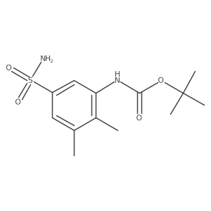 tert-butyl N-(2,3-dimethyl-5-sulfamoylphenyl)carbamate Structure