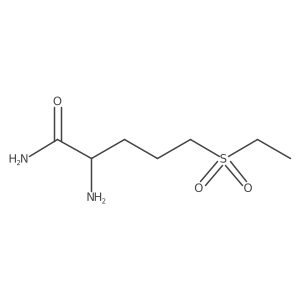 2-Amino-5-(ethylsulfonyl)pentanamide Structure