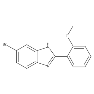 1H-Benzimidazole, 6-bromo-2-(2-methoxyphenyl)- Structure