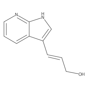 3-{1H-pyrrolo[2,3-b]pyridin-3-yl}prop-2-en-1-ol Structure