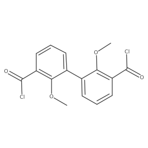 2,2a(2)-Dimethoxy[1,1a(2)-biphenyl]-3,3a(2)-dicarbonyl dichloride结构式