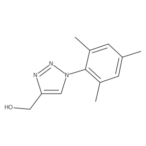 [1-(2,4,6-trimethylphenyl)-1H-1,2,3-triazol-4-yl]methanol结构式