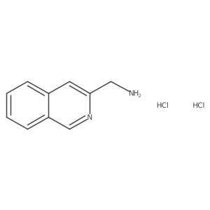 Isoquinolin-3-ylmethanamine dihydrochloride结构式