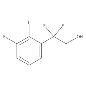 2-(2,3-Difluorophenyl)-2,2-difluoroethan-1-ol结构式