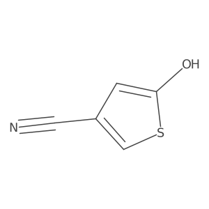 5-Hydroxythiophene-3-carbonitrile Structure