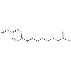 7-(4-Formylphenoxy)heptanoic acid结构式