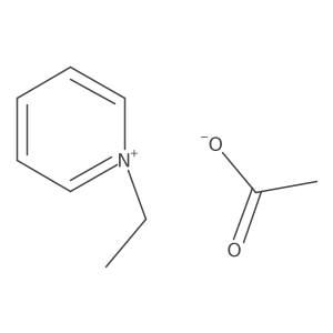 1-ethylpyridin-1-ium;acetate结构式