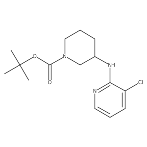 (R)-tert-butyl 3-((3-chloropyridin-2-yl)amino)piperidine-1-carboxylate Structure