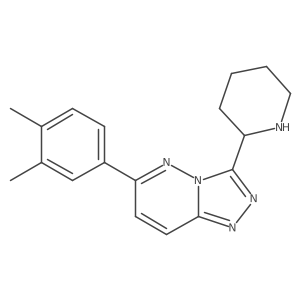 6-(3,4-Dimethylphenyl)-3-(piperidin-2-yl)-[1,2,4]triazolo[4,3-b]pyridazine Structure