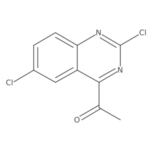 1-(2,6-Dichloro-4-quinazolinyl)ethanone结构式