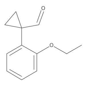 1-(2-Ethoxyphenyl)cyclopropane-1-carbaldehyde结构式