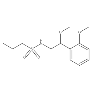N-[2-methoxy-2-(2-methoxyphenyl)ethyl]propane-1-sulfonamide Structure