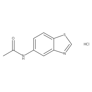 N-(1,3-Benzothiazol-5-yl)acetamide hydrochloride Structure