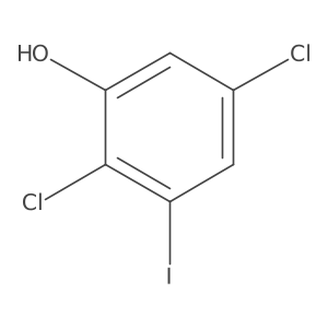 2,5-Dichloro-3-iodophenol结构式