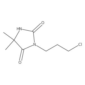 3-(3-Chloropropyl)-5,5-dimethylimidazolidine-2,4-dione Structure
