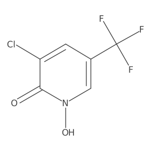 3-chloro-1-hydroxy-5-(trifluoromethyl)pyridin-2(1H)-one Structure