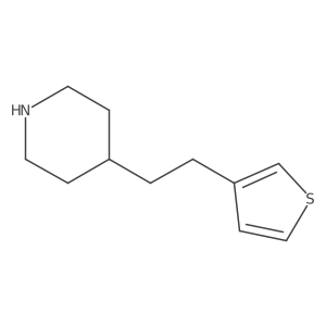 4-[2-(Thiophen-3-yl)ethyl]piperidine结构式