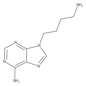 9-(4-aminobutyl)-9H-purin-6-amine结构式