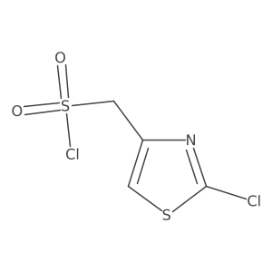 (2-Chloro-1,3-thiazol-4-yl)methanesulfonyl chloride结构式