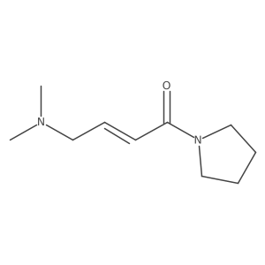 4-(Dimethylamino)-1-(pyrrolidin-1-yl)but-2-en-1-one Structure