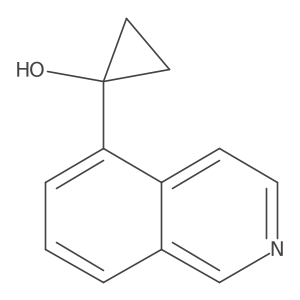 1-(Isoquinolin-5-yl)cyclopropan-1-ol结构式