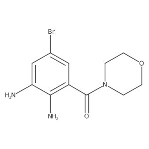 (2,3-Diamino-5-bromophenyl)-morpholin-4-ylmethanone Structure