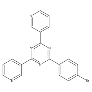 2-(4-Bromophenyl)-4,6-dipyridin-3-yl-1,3,5-triazine Structure
