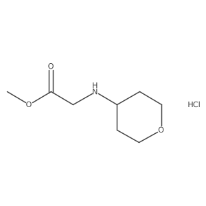 Methyl 2-[(oxan-4-yl)amino]acetate hydrochloride Structure