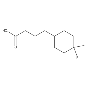 4-(4,4-Difluorocyclohexyl)butanoic acid Structure