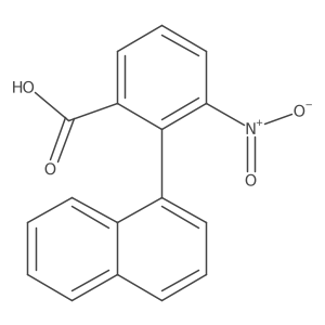2-(Naphthalen-1-yl)-3-nitrobenzoic acid Structure