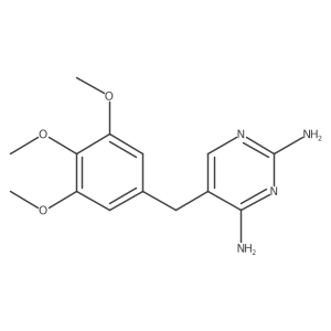 (11C)Trimethoprim结构式