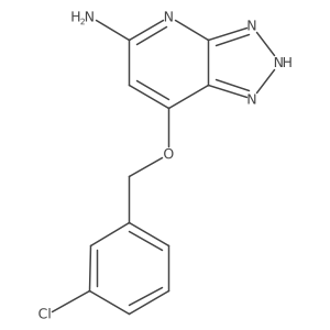 7-((3-chlorobenzyl)oxy)-3H-[1,2,3]triazolo[4,5-b]pyridin-5-amine结构式