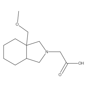 2-(3a-(methoxymethyl)octahydro-2H-isoindol-2-yl)acetic acid结构式
