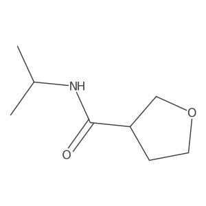 (3S)-N-(propan-2-yl)oxolane-3-carboxamide Structure
