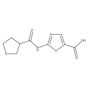 2-(Oxolane-3-amido)-1,3-oxazole-5-carboxylic acid Structure