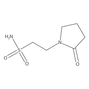 2-(2-Oxopyrrolidin-1-yl)ethane-1-sulfonamide Structure