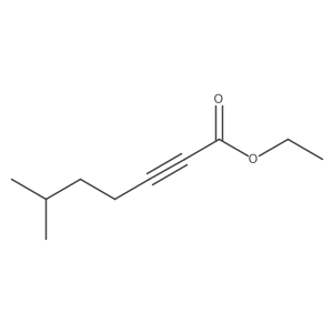 Ethyl 6-methylhept-2-ynoate结构式