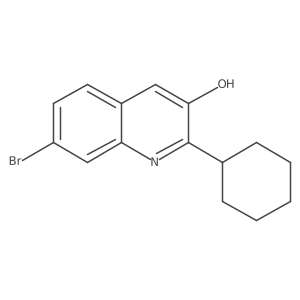 7-Bromo-2-cyclohexylquinolin-3-ol Structure