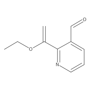 2-(1-Ethoxyethenyl)pyridine-3-carbaldehyde Structure