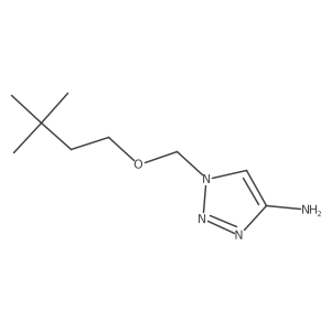 1-[(3,3-dimethylbutoxy)methyl]-1H-1,2,3-triazol-4-amine Structure