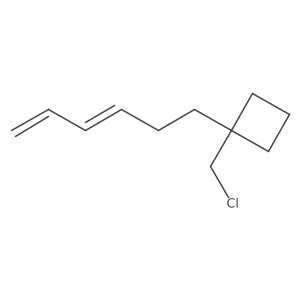 1-(Chloromethyl)-1-(hexa-3,5-dien-1-yl)cyclobutane Structure