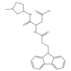 3-({[(9H-fluoren-9-yl)methoxy]carbonyl}amino)-3-[(5-methyloxolan-3-yl)carbamoyl]propanoic acid Structure