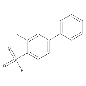 2-Methyl-4-phenylbenzene-1-sulfonyl fluoride结构式