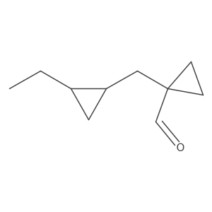 1-[(2-Ethylcyclopropyl)methyl]cyclopropane-1-carbaldehyde结构式