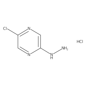 2-Chloro-5-hydrazinylpyrazine hydrochloride Structure