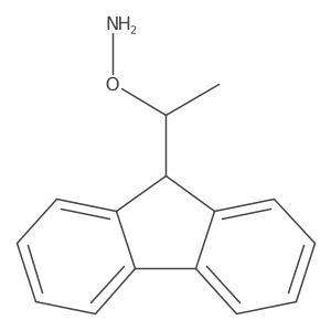O-[1-(9H-fluoren-9-yl)ethyl]hydroxylamine结构式