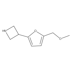 3-[5-(Methoxymethyl)furan-2-yl]azetidine Structure