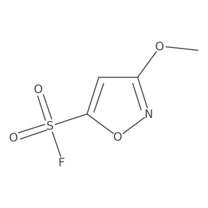 3-Methoxy-1,2-oxazole-5-sulfonyl fluoride结构式